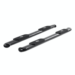 ARIES S223043 4" Black Steel Oval Side Bars, Select Ford F-150, F-250, F-350, F-450, F-550