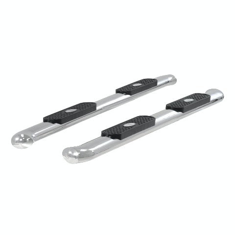 ARIES S223044-2 4" Polished Stainless Oval Side Bars, Select Ford F150, F250, F350, F450, F550