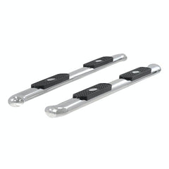 ARIES S223044-2 4" Polished Stainless Oval Side Bars, Select Ford F150, F250, F350, F450, F550
