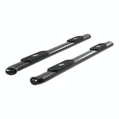 ARIES S223044 4" Black Steel Oval Side Bars, Select Ford F-150, F-250, F-350, F-450, F-550