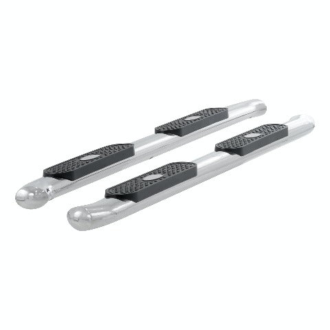 ARIES S224009-2 4" Polished Stainless Oval Side Bars, Select Silverado, Sierra 1500, 2500, 3500