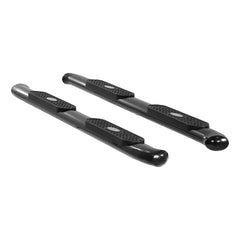 ARIES S224009 4" Black Steel Oval Side Bars, Select Silverado, Sierra 1500, 2500, 3500