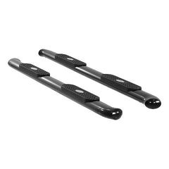 ARIES S224013 4" Black Steel Oval Side Bars, Select Silverado, Sierra 1500, 2500, 3500