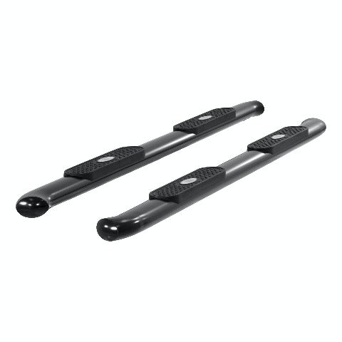 ARIES S224013 4" Black Steel Oval Side Bars, Select Silverado, Sierra 1500, 2500, 3500