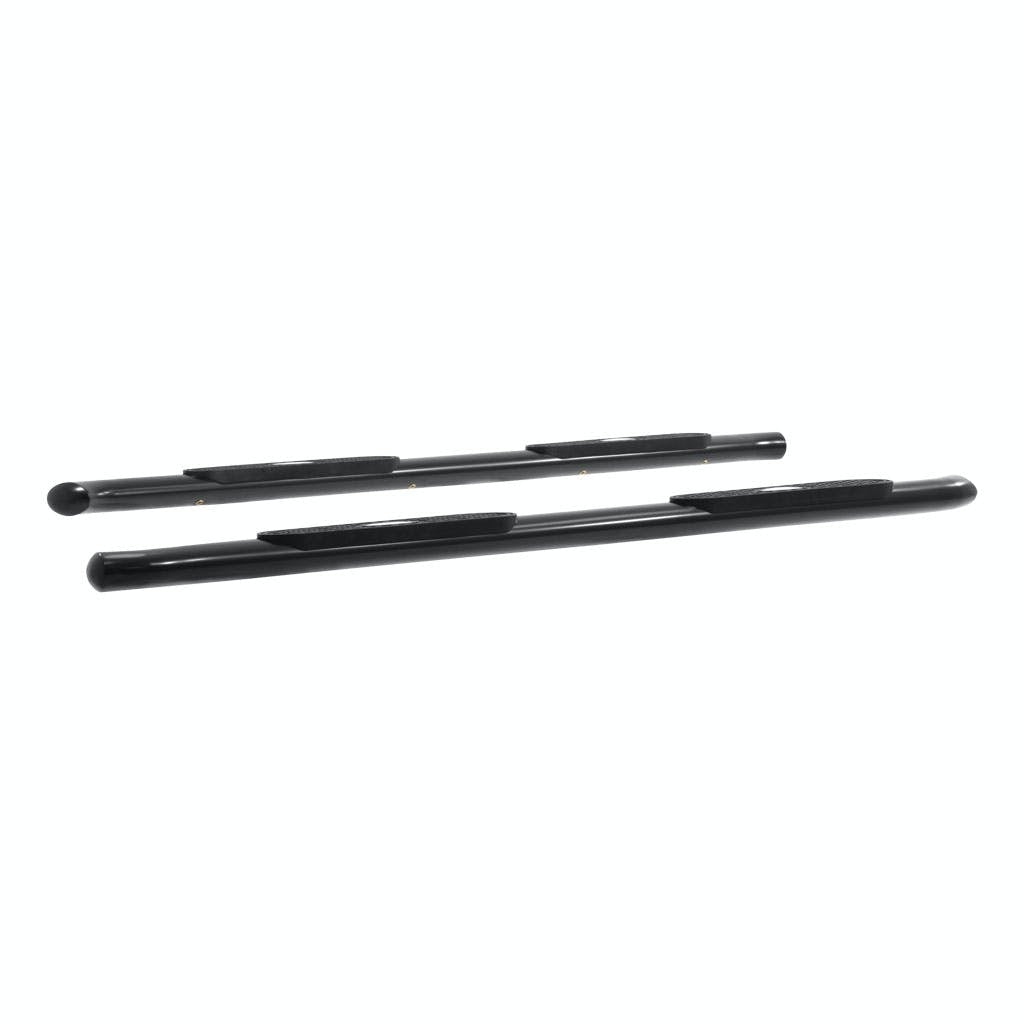 ARIES S224045 4" Black Steel Oval Side Bars, Select Silverado, Sierra 1500, 2500, 3500 HD