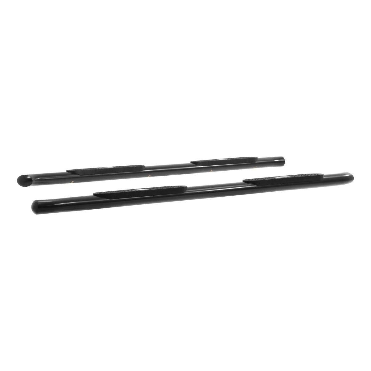 ARIES S224045 4" Black Steel Oval Side Bars, Select Silverado, Sierra 1500, 2500, 3500 HD