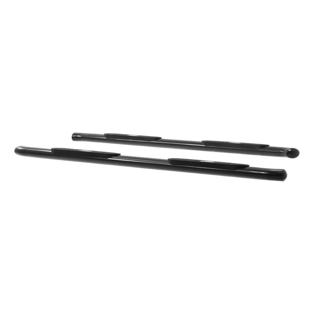 ARIES S224045 4" Black Steel Oval Side Bars, Select Silverado, Sierra 1500, 2500, 3500 HD