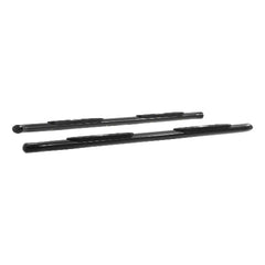 ARIES S224045 4" Black Steel Oval Side Bars, Select Silverado, Sierra 1500, 2500, 3500 HD