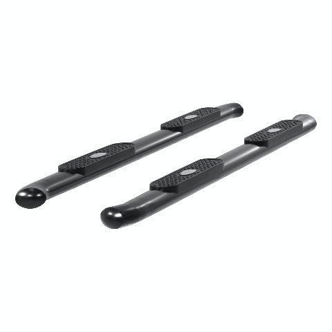 ARIES S224045 4" Black Steel Oval Side Bars, Select Silverado, Sierra 1500, 2500, 3500 HD