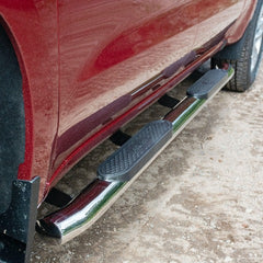 ARIES S224045-2 4" Polished Stainless Oval Side Bars, Select Silverado, Sierra 1500, 2500, 3500