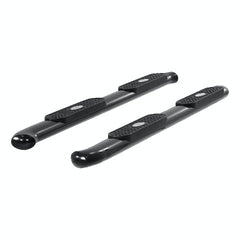 ARIES S224046 4" Black Steel Oval Side Bars, Select Silverado, GMC Sierra 1500, 2500, 3500 HD