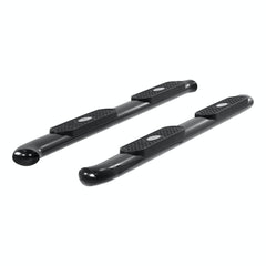 ARIES S224046 4" Black Steel Oval Side Bars, Select Silverado, GMC Sierra 1500, 2500, 3500 HD