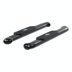 ARIES S224048 4" Black Steel Oval Side Bars, Select Silverado, Sierra 1500, 2500, 3500