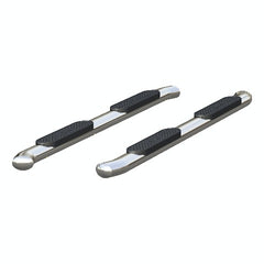 ARIES S224051-2 4" Polished Stainless Oval Side Bars, Select Chevrolet Colorado, GMC Canyon Crew