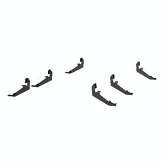 ARIES S224051 4" Black Steel Oval Side Bars, Select Chevrolet Colorado, GMC Canyon Crew Cab