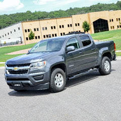 ARIES S224051 4" Black Steel Oval Side Bars, Select Chevrolet Colorado, GMC Canyon Crew Cab