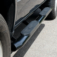 ARIES S224051 4" Black Steel Oval Side Bars, Select Chevrolet Colorado, GMC Canyon Crew Cab