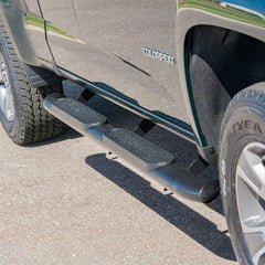 ARIES S224052 4" Black Steel Oval Side Bars, Select Chevrolet Colorado, GMC Canyon Extended