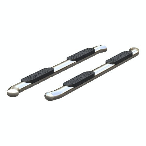 ARIES S224053-2 4" Polished Stainless Oval Side Bars, Select Silverado, Sierra 1500, 2500, 3500
