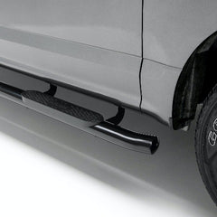 ARIES S224054 4" Black Steel Oval Side Bars, Select Silverado, Sierra 1500 Extended Cab