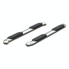 ARIES S224054-2 4" Polished Stainless Oval Side Bars, Select Silverado, Sierra 1500 Extended Cab