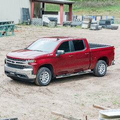 ARIES S224054-2 4" Polished Stainless Oval Side Bars, Select Silverado, Sierra 1500 Extended Cab