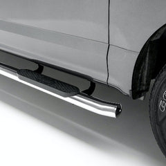 ARIES S224054-2 4" Polished Stainless Oval Side Bars, Select Silverado, Sierra 1500 Extended Cab