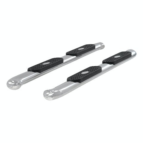 ARIES S225008-2 4" Polished Stainless Oval Side Bars, Select Dodge Ram 1500, 2500, 3500