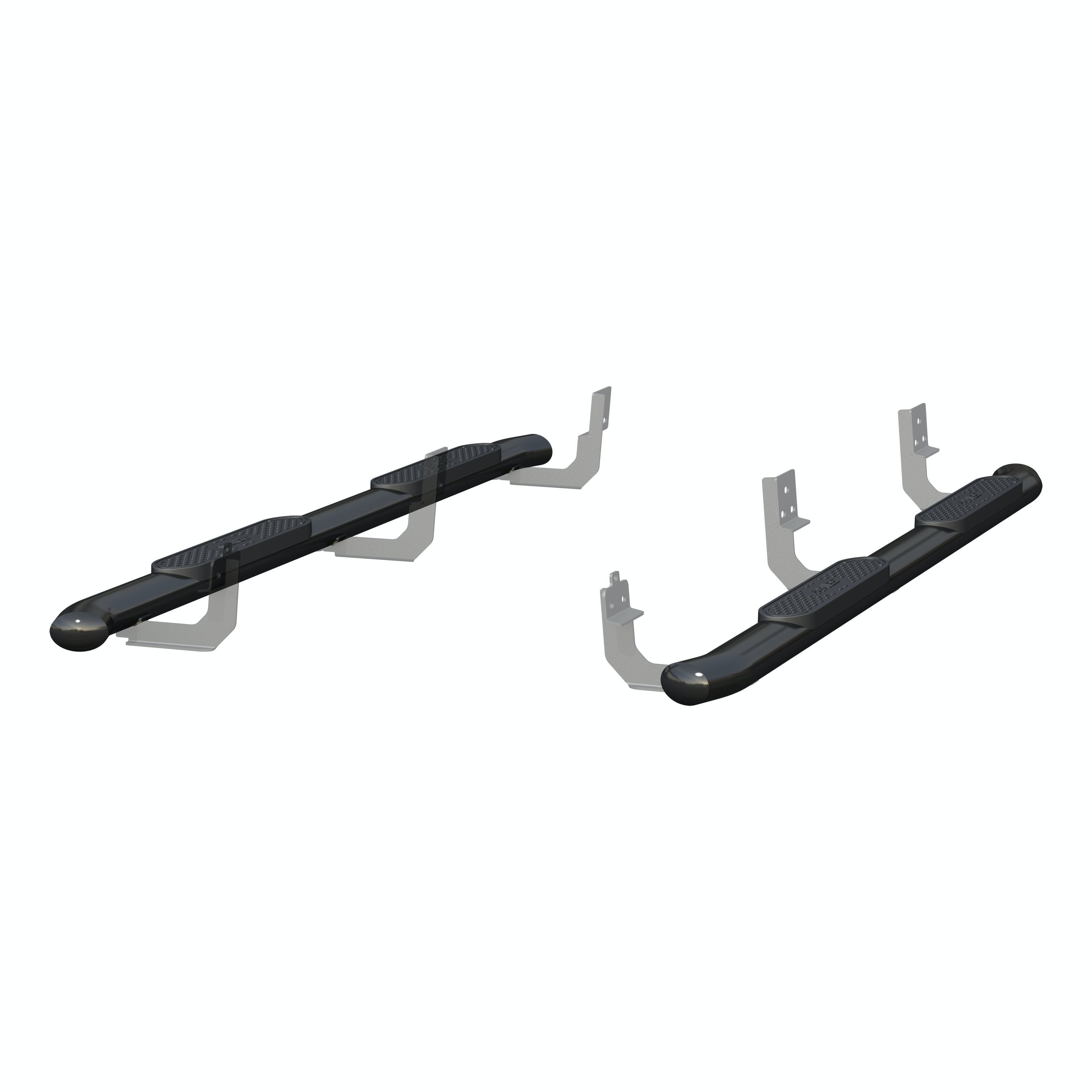 ARIES S225041 4" Black Steel Oval Side Bars, Select Dodge, Ram 1500, 2500, 3500