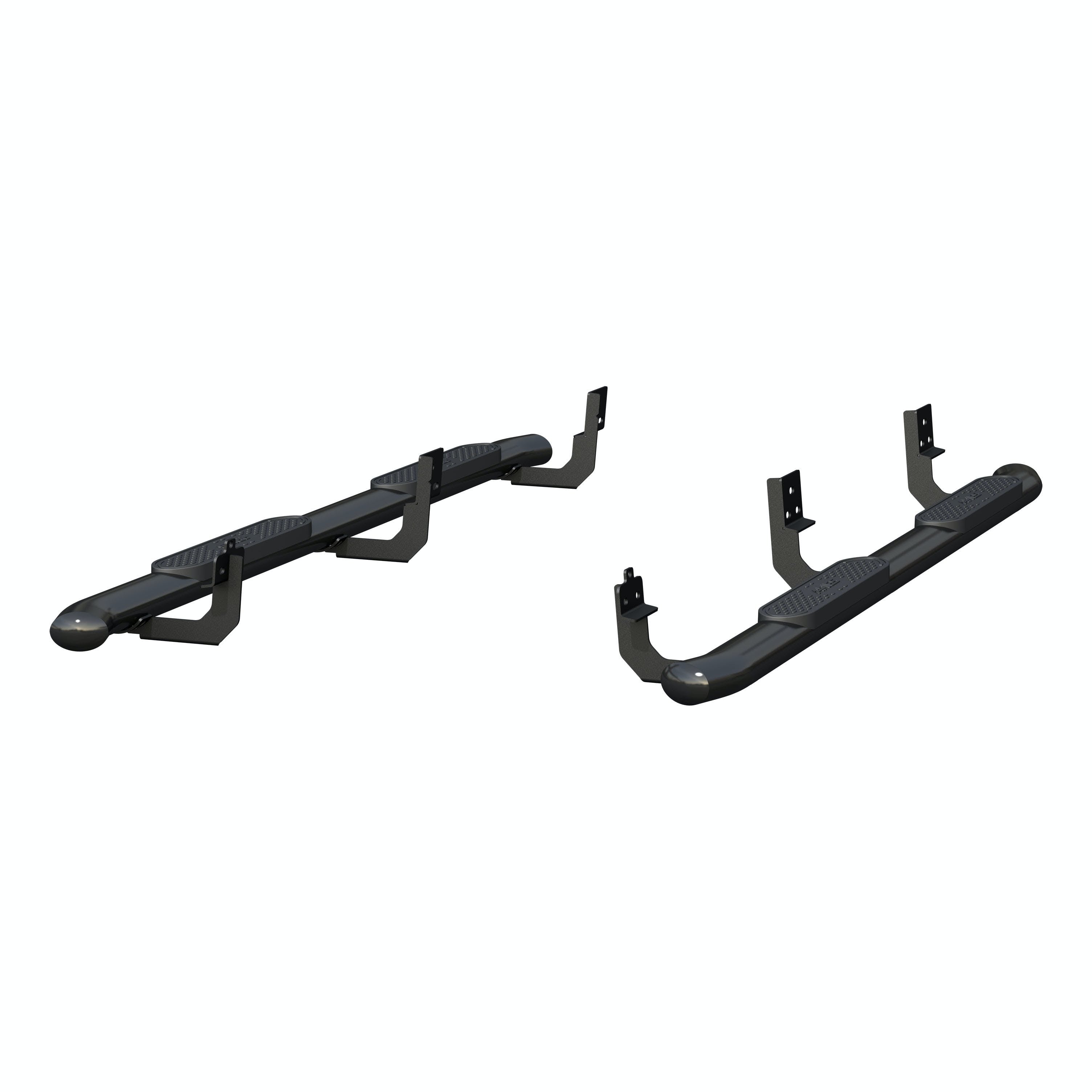 ARIES S225041 4" Black Steel Oval Side Bars, Select Dodge, Ram 1500, 2500, 3500