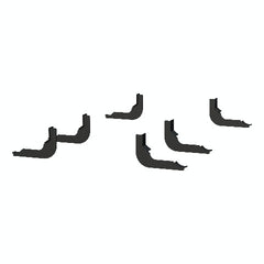 ARIES S229042 4" Black Steel Oval Side Bars, Select Nissan Titan, XD