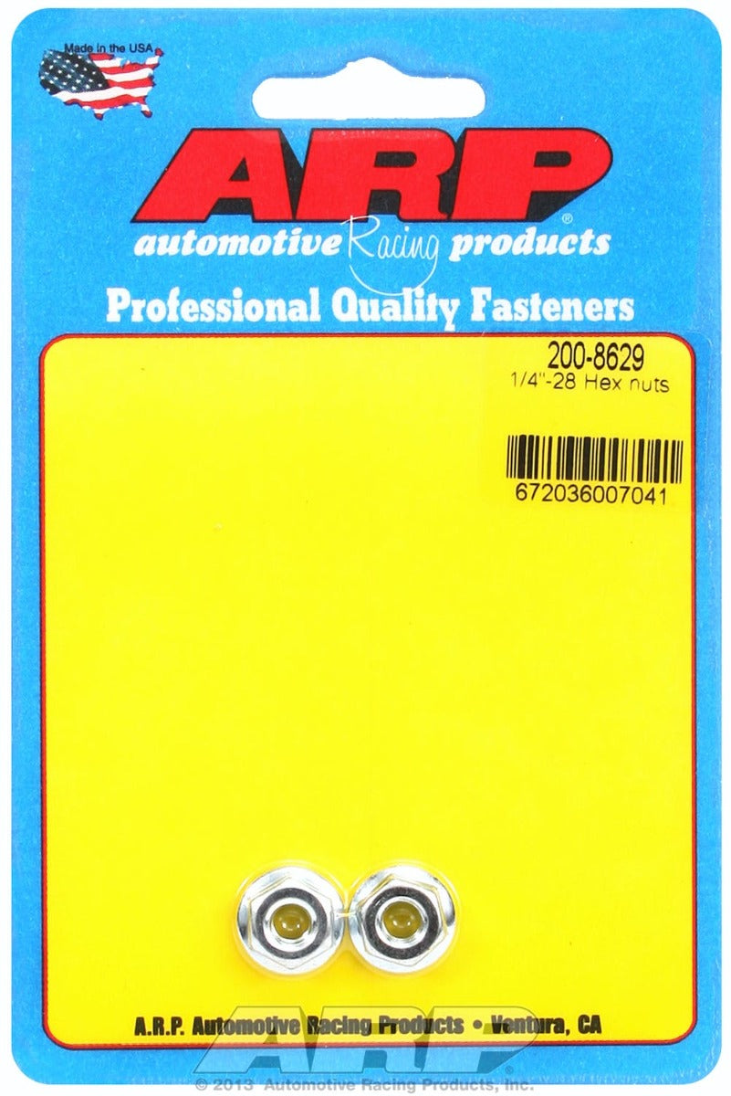 ARP 200-8629 1/4-28 Hex Nut Kit
