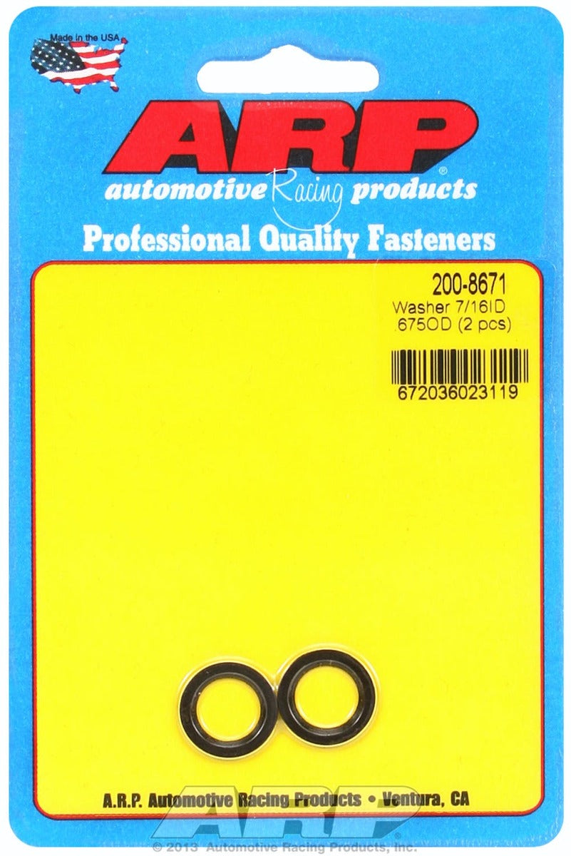 ARP 200-8671 7/16ID 5/8OD Chamfer Con Rod Washer Kit