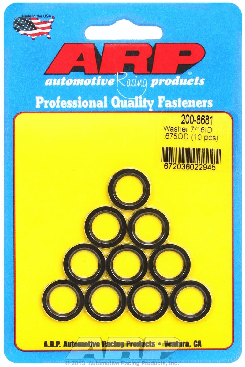 ARP 200-8681 7/16ID 5/8OD Chamfer Con Rod Washer kit