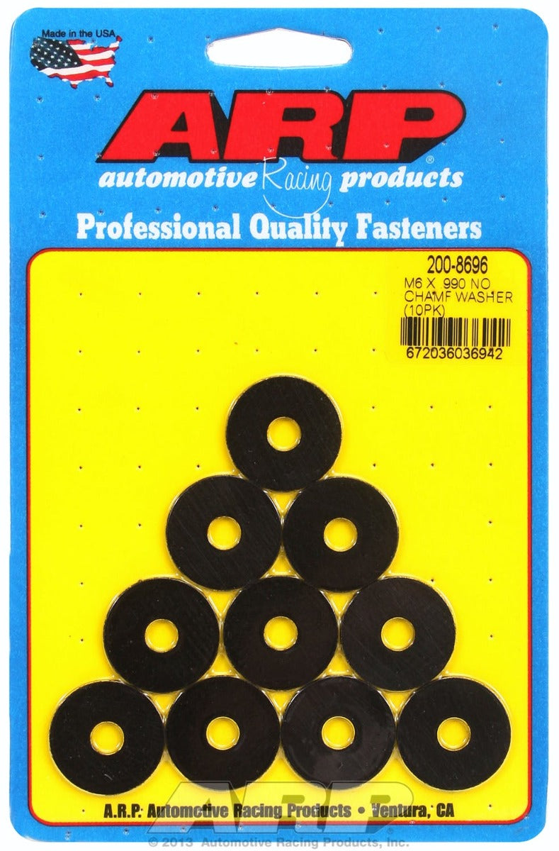 ARP 200-8696 M6 ID .990 OD Black Washer kit
