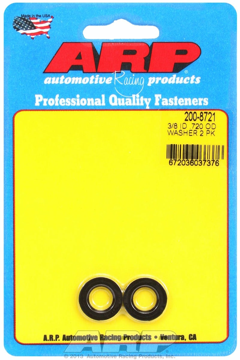 ARP 200-8721 3/8 ID .720 OD Black Washer Kit
