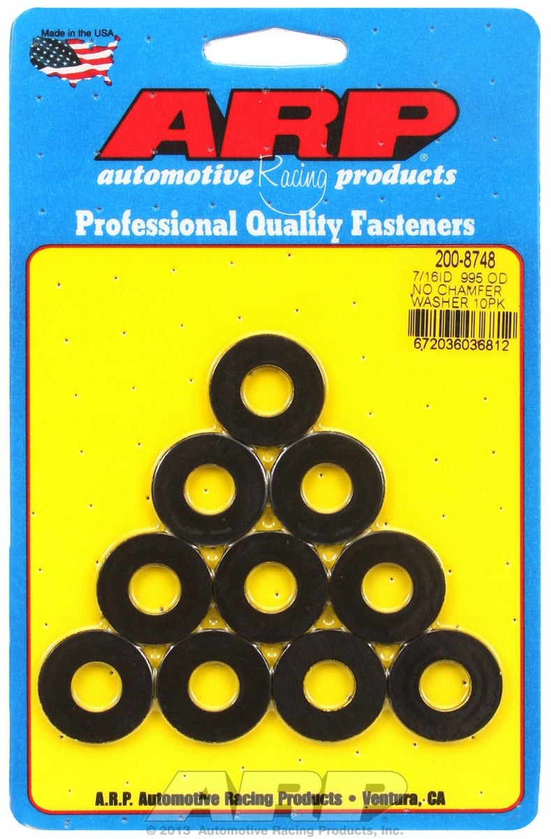 ARP 200-8748 7/16 ID .995 OD Black Washer kit