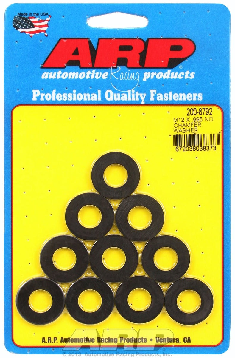 ARP 200-8792 M12 ID .995 OD Black Washer Kit