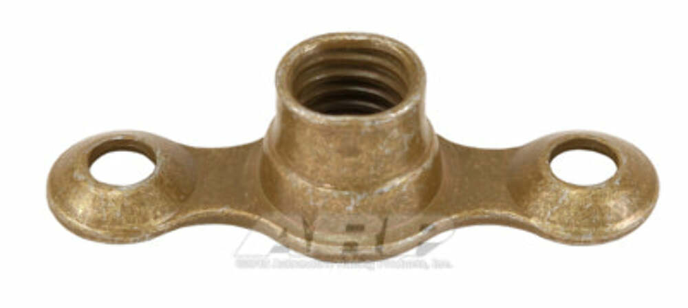 ARP 200-9106 10-32 Plate Nut 2-Lug Fixed with Center Sunk Rivet Hole