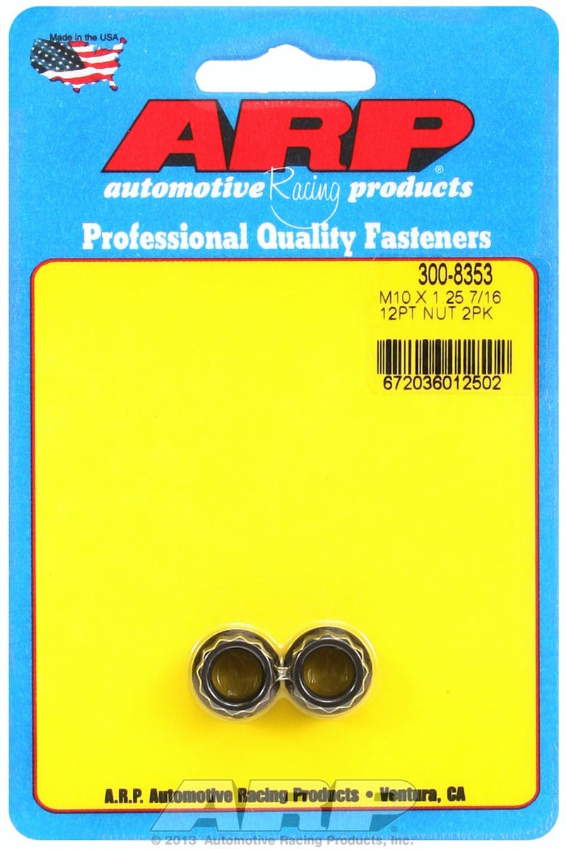 ARP 300-8353 M10 x 1.25  12pt Nut Kit