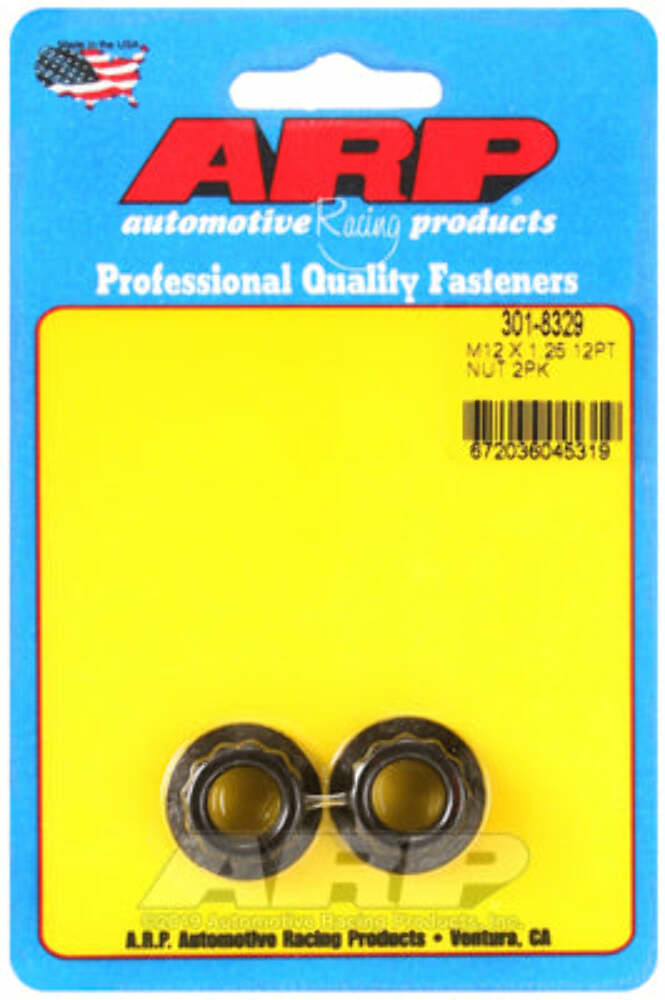 ARP 301-8329 M12 X 1.25 12pt Nut Kit