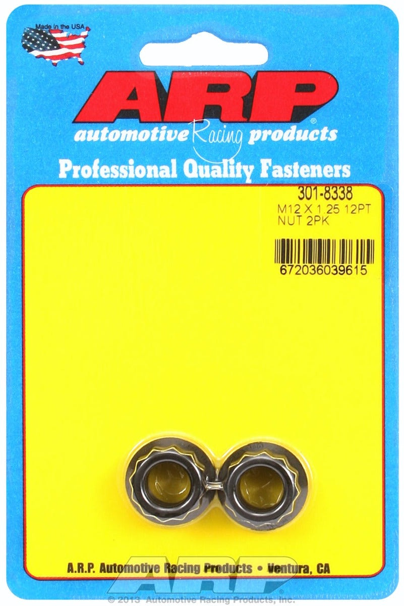 ARP 301-8338 M12 X 1.25 12pt Nut Kit