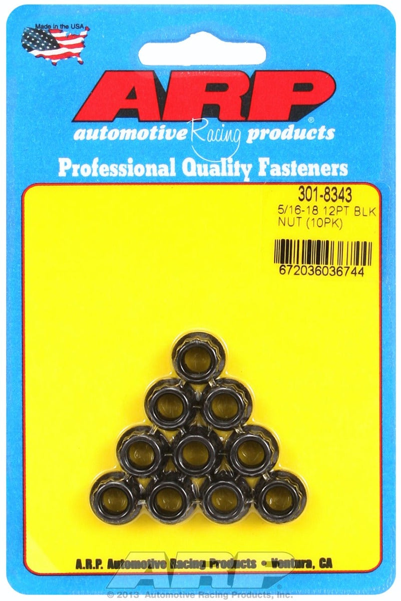ARP 301-8343 5/16-18 12pt Nut Kit