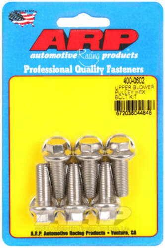 ARP 400-0602 Upper Blower Pulley Bolt Kit