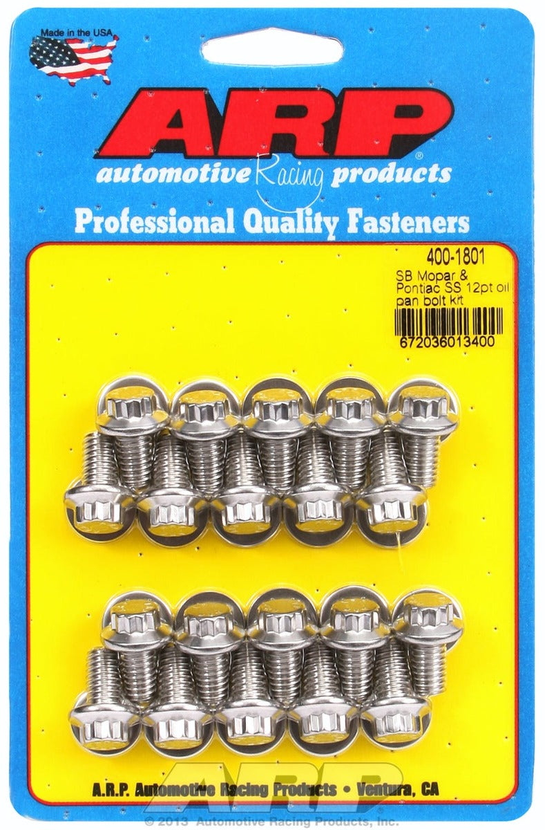 ARP 400-1801 Oil Pan Bolt Kit