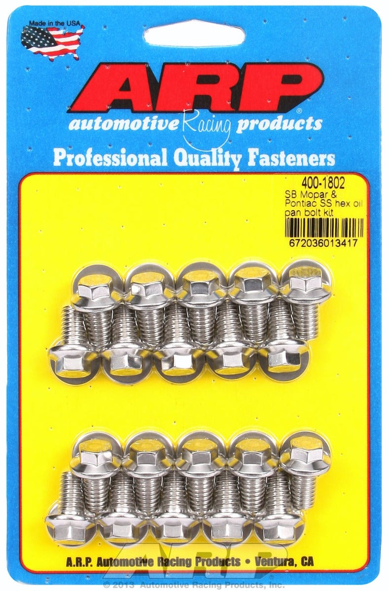 ARP 400-1802 Oil Pan Bolt Kit