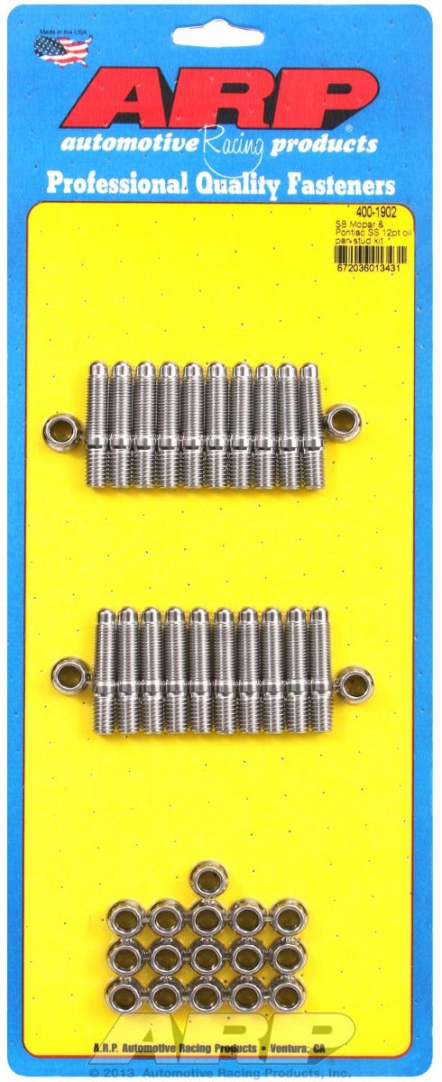 ARP 400-1902 Oil Pan Stud Kit