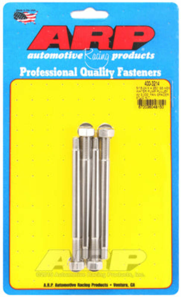 ARP 400-3214 SS hex water pump pulley w/ 3.000 fan spacer stud kit