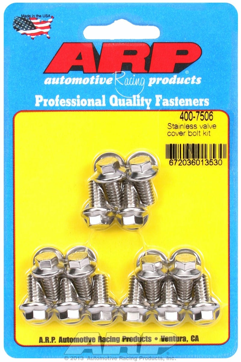 ARP 400-7506 SS valve cover bolt kit
