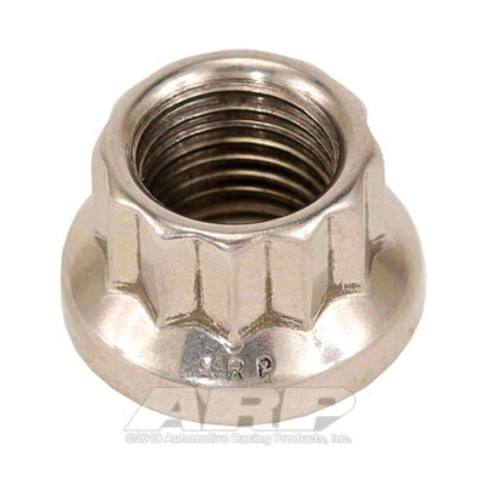 ARP 400-8307 M12 X 1.25 (M14 wr) SS 12pt nut kit